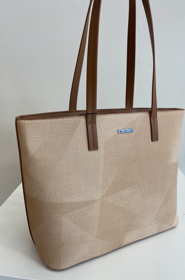 Shoulder bag  with brown details